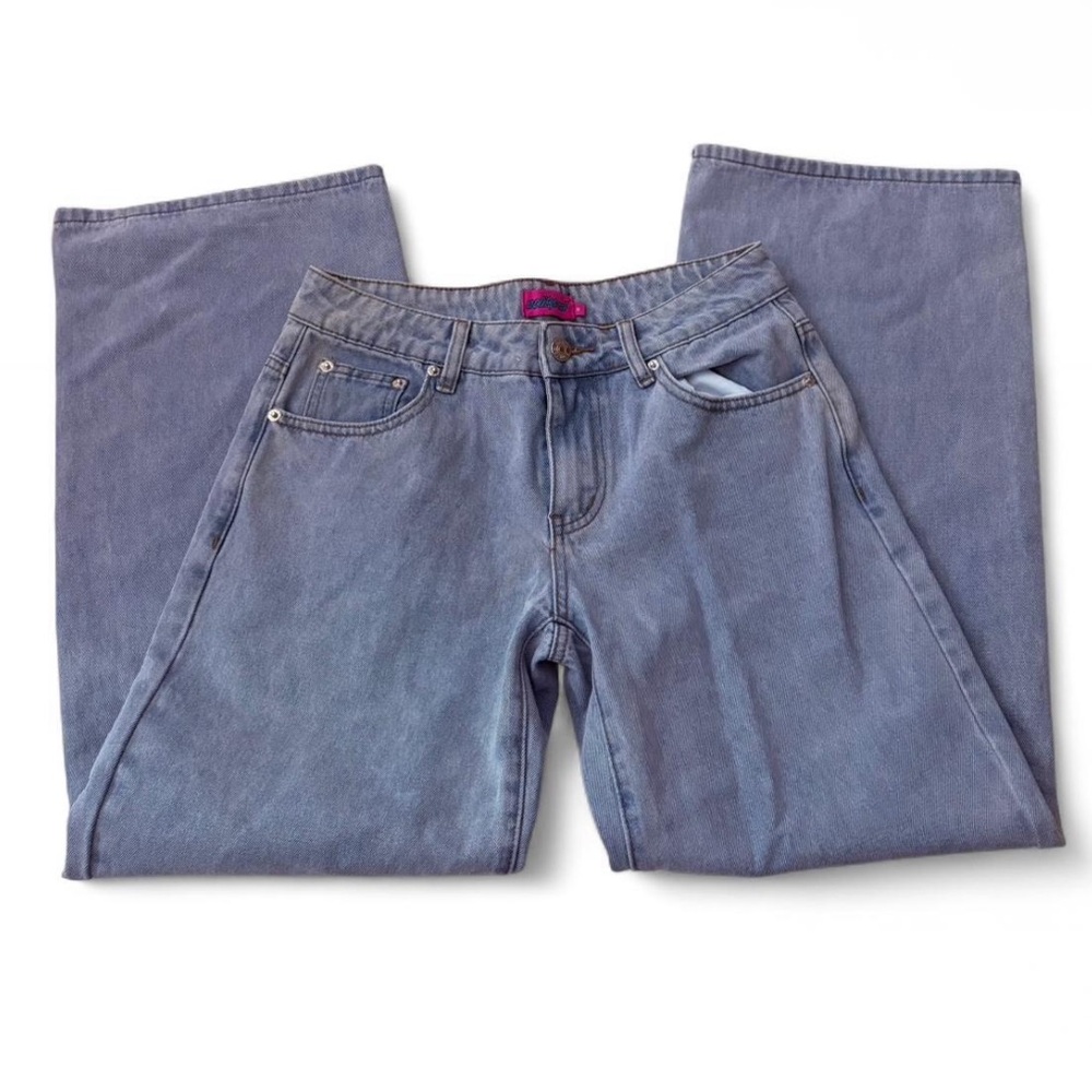 edikted petite raelynn washed low rise jeans